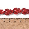 Dyed Synthetic Turquoise Beads Strands G-M152-02-B-6