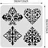 Plastic Reusable Drawing Painting Stencils Templates DIY-WH0172-975-2