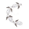Angel Fairy Shape Electroplate Transparent Glass Beads Strands AJEW-JB01172-01-2