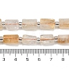 Natural Yellow Quartz Beads Strands G-G162-D07-01-5