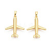 Brass Pendants KK-N259-05G-1