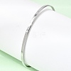 304 Stainless Steel Cuff Bangles BJEW-D388-01B-P-1