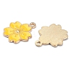 20Pcs 10 Colors Alloy Enamel Pendants ENAM-YW0002-12-2