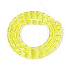 Transparent Glass Beads Strands GLAA-T028-14T-01-2