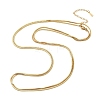 1.6MM 304 Stainless Steel Snake Chain Long Necklaces NJEW-A049-02G-2
