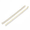 Brass Rhinestone Cup Chains Tassel Big Pendants KK-R129-10G-2