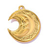 304 Stainless Steel Pendants STAS-OY019-11G-1