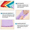 BENECREAT 6Pcs 6 Colors Polyester Elastic Ribbing Fabric for Cuffs DIY-BC0006-53B-4