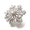 Snowflake Rotatable Brooches for Women JEWB-B023-01P-3