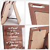 MDF Wood Photo Frames DIY-WH0231-078-4