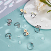DIY Round Cuff Ring Making Kits DIY-UN0008-10-2