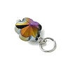 16Pcs 8 Colors Glass Charms PALLOY-JF03194-5