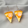 Alloy Food Model Dangle Earrings PW-WG867B3-19-1