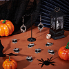 12Pcs Halloween Alloy Oval Pendants FIND-UN0007-81-2