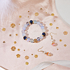 360Pcs 12 Styles 304 Stainless Steel Alloy & Brass Bead Caps FIND-HS0001-90-5