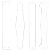 DIY Leather Purse Handle Acrylic Templates FIND-WH0420-105A-1