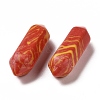 Synthetic Orange Red Malachite No Hole G-K330-11-3
