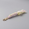 Daisy Handmade Woven Cotton Pendant Decorations AJEW-WH0348-92-2