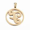 Ion Plating(IP) 304 Stainless Steel Pendants STAS-K162-048G-2