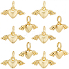 10Pcs Brass Pendants KK-BBC0022-99A-1
