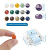 Fashewelry 30Pcs 15 Style Natural & Synthetic Gemstone Cabochons G-FW0001-12B-12