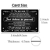 Rectangle 201 Stainless Steel Custom Blank Thermal Transfer Wallet Card DIY-WH0252-014-2