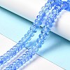 Transparent Glass Beads Strands LAMP-G156-20O-2
