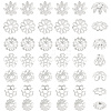 800Pcs 7 Styles Iron Bead Caps IFIN-PA0001-09S-7