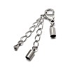 Tarnish Resistant Stainless Steel Chain Extenders and Lobster Claw Clasps STAS-M188-05-1