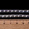 Electroplate Transparent Glass Beads Strands EGLA-Q132-03A-A01-4