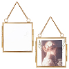 Hanging Pressed Flower Alloy Photo Frames ODIS-WH0002-71G-1