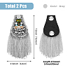 SUPERFINDINGS 2Pcs Fashionable Tassel Epaulettes FIND-FH0008-79B-2