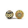 Brass Enamel Beads KK-L236-01A-G-2