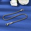 304 Stainless Steel Curb Chian Bracelets for Women Men BJEW-K240-12A-AS-2