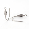 316 Stainless Steel Stud Earring Hooks STAS-Q239-015-3