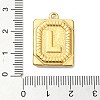Ion Plating(IP) 304 Stainless Steel Pendants STAS-U033-01G-L-3