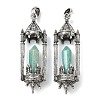 Natural Amazonite Faceted Pointed Bullet Shaped Big Pendants G-P613-01AS-02-1