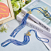 Polyester Graduation Tassel Pendant Decorations AJEW-WH20020-078B-4