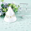 200Pcs Glass Bead Caps for Wind Chimes Making GLAA-SP0001-03B-4