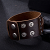 Unisex Fashion Leather Cord Bracelets BJEW-BB15521-B-2