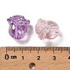 UV Plating Transparent Acrylic Beads OACR-D316-14-3