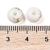 Opaque Spray Painted Glass Beads X1-GLAA-G118-01J-3