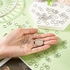 304 Stainless Steel Open Jump Rings STAS-TA0002-99B-7