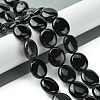Natural Black Onyx(Dyed & Heated) Beads Strands G-K365-B12-03-2