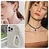 27Pcs 9 Styles Alloy Glass Pendants ALRI-TA0001-31-9