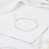 1Pc Brass Box Chain Double Layer Bracelets BJEW-LP0004-39-3