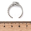 304 Stainless Steel Cuff Ring Components STAS-P454-01A-P-3