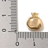 Brass Micro Pave Clear Cubic Zirconia Charms KK-U037-12G-02-3