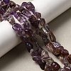 Natural Purple Phantom Quartz Purple Lodolite Quartz Beads Strands G-I390-A01-1