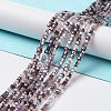 Gradient Color Electroplate Glass Bead Strands GLAA-E042-05-B10-2